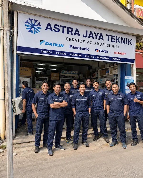Tim teknisi Astra Jaya Teknik di Jabodetabek